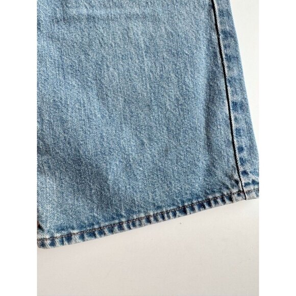 Vintage GAP Y2K Medium Vintage Wash Tab Front Flare Flared Jeans, Size 8 - Picture 6 of 12